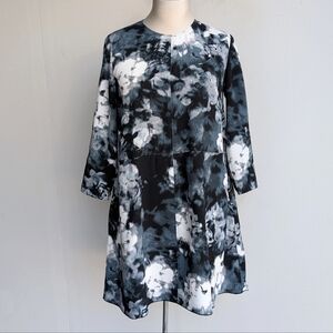 Artizia Wilfred Floral Abstract 3/4 Sleeve Dress